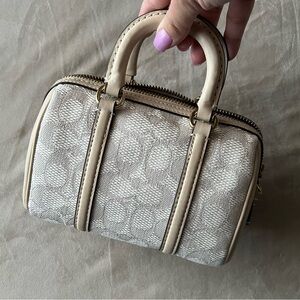 Coach Ruby Satchel 18 in Signature Textile Jacquard